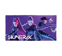 K Pop Demon Hunters Officially Licensed Towel | Super Soft Feel, Clash Design Featuring Zoey, Mira, Rumi | Perfect The Home, Bath, Beach & Swimming Pool | 100% Cotton | 140cm x 70cm