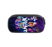 K Pop Demon Hunters Pencil Case Large Capacity for Boys Girls Teens Students Adults Portable Stationery Pencil Bag for Office,School (J)