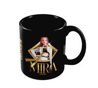 K-Pop Demon Hunters Portrait Mira Mug Black/golden (One Size)