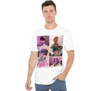K-Pop Demon Hunters - Saja Boys Era Grid Unisex T Shirt, White, X-Large