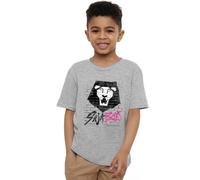 K-Pop Demon Hunters - Saja Boys Graffiti Wall Kids T Shirt, Heather Grey, 9-11