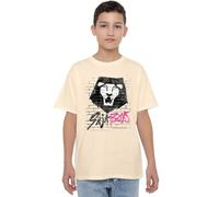 K-Pop Demon Hunters - Saja Boys Graffiti Wall Kids T Shirt, Natural, 5-6