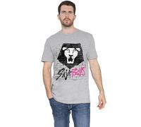 K-Pop Demon Hunters - Saja Boys Graffiti Wall Unisex T Shirt, Heather Grey, Medium