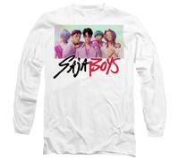K-Pop Demon Hunters - Saja Boys Photo Frame Unisex Long Sleeve T Shirt, White, Large