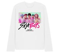 K-Pop Demon Hunters - Saja Boys Photo Frame Unisex Long Sleeve T Shirt, White, Small