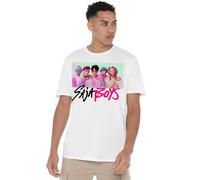 K-Pop Demon Hunters - Saja Boys Photo Frame Unisex T Shirt, White, X-Large