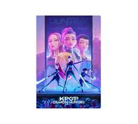 K-POP Demon Hunters - Stationery - Stapled Notebook A4, Ideal for Children, Comfortable and Versatile, Resistance, 20.5 x 29.7 cm