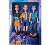 K pop Demon Hunters Toys Merch Dolls Rumi/Mira/Zoey Merch Doll Figurine Singer Theme Collectible Display Model Toy Desktop Ornaments Christmas Birthday Gifts for Hunters Fans Kids (3pcs set)