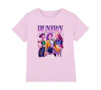 K-Pop Demon Hunters Unisex Kid's Huntrix Bootleg T Shirt, Pink, 5-6 ans