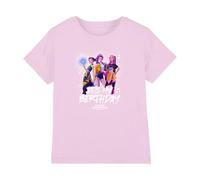 K-Pop Demon Hunters Unisex Kid's Huntrix It's My Birthday Group T Shirt, Pink, 7-8 ans