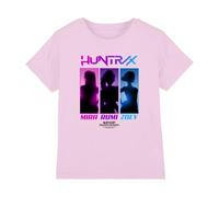 K-Pop Demon Hunters Unisex Kid's Huntrix Spotlights T Shirt, Pink, 7-8 anni