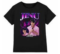 K-Pop Demon Hunters Unisex Kid's Jinu Bootleg T Shirt, Black, 9-11 anni