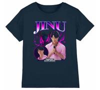 K-Pop Demon Hunters Unisex Kid's Jinu Bootleg T Shirt, Navy, 9-11 ans