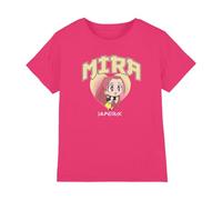 K-Pop Demon Hunters Unisex Kid's Kpop Demon Hunters-Huntrix Mira Collegic T Shirt, Fuchsia, 12-13 Jahre
