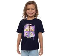 K-Pop Demon Hunters Unisex Kid's Kpop Demon Hunters-Huntrix Rumi Chibi Boxes T Shirt, Navy, 5-6 Jahre