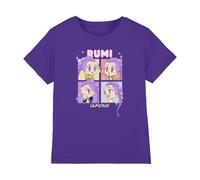 K-Pop Demon Hunters Unisex Kid's Kpop Demon Hunters-Huntrix Rumi Chibi Boxes T Shirt, Purple, 3-4 Jahre
