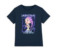 K-Pop Demon Hunters Unisex Kid's Kpop Demon Hunters-Huntrix Rumi Poster T Shirt, Navy, 12-13 Jahre