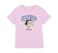 K-Pop Demon Hunters Unisex Kid's Kpop Demon Hunters-Huntrix Zoey Collegic T Shirt, Light Pink, 9-11 Jahre