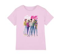 K-Pop Demon Hunters Unisex Kid's Kpop Demon Hunters-Saja Boy Band T Shirt, Light Pink, 12-13 Jahre