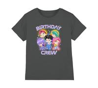 K-Pop Demon Hunters Unisex Kid's Saja Boys Birthday Crew Group T Shirt, Charcoal, 3-4 ans