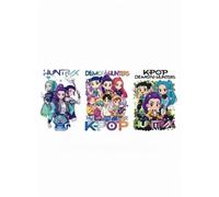 K-Pop Demon Hunters UV DTF Rub-On Stickers, Waterproof Decals for Water Bottles and Wood Crafts, 6.4cm, 12 Pack