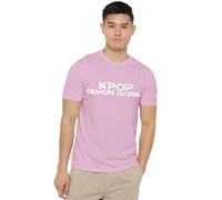 K-Pop Demon Hunters - White Logo Unisex T Shirt, Light Pink, XX-Large