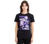 K-Pop Demon Hunters Womens Anime Huntrix Ladies Shirt, Black, Black, S UK