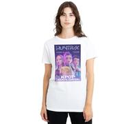 K-Pop Demon Hunters Womens Huntrix World Tour Billboard Ladies T-Shirt, White, L UK