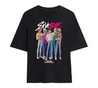 K-Pop Demon Hunters Womens Kpop Saja Boys Boy Band Ladies Oversized T-Shirt, Black, M UK