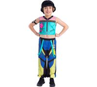 Rubies Official Netflix K-Pop Demon Hunters Zoey Child Costume, Kids Fancy Dress, Size Age 6+ Years