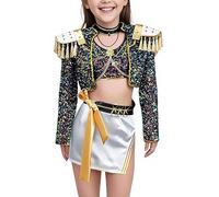 K-Pop Demons H-Hunters Costume Ru mi Zo ey Cosplay Costume For Kids, Hun ters Pop Singers Ru mi Zo ey Idol Stage Role Play De mon HHunters Outfits Halloween Dress Up For Women Girls