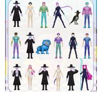 K-pop Demons Merch Toys: 18Pcs Action Figure Dolls, Movie Character Rumi Costume Figures, Collectible Model Toy for Halloween Birthday Desktop Gifts