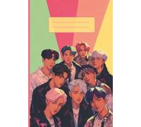 K-Pop Dreams Notebook: 6 x 9 Ruled Journal with Margin, 100 Pages, Colorful Pop Star Inspired Cover