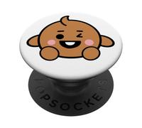 K-Pop Fan Design Cute K-Drama Aesthetic for Korean Music PopSockets Adhesive PopGrip