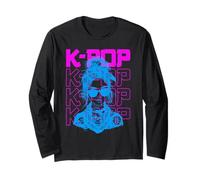 K-Pop Fan Girl - Vintage Korean K-Pop Music Lover Long Sleeve T-Shirt