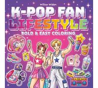 K-Pop Fan Lifestyle: Bold & Easy Coloring