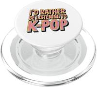 K-Pop Fandom Retro Typography Design PopSockets PopGrip for MagSafe