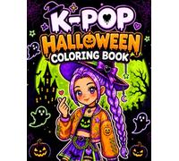 K Pop Halloween Coloring Book: K-Pop Cute & Spooky Idols, Creepy Concerts, Witches, Vampires, Ghosts & Cozy Halloween Coloring Pages for Girls & Kids ... & K Pop Gift (K-Pop Coloring Adventures)