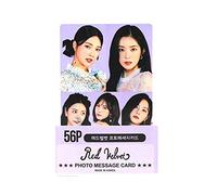 K-POP IDOL Group New Kpop Photo Message Card 56pcs set (Postcard / 56sheets) or Transparent Card 25pcs set (Red Velvet)
