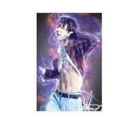 K-Pop Jeon Jungkook BTS Poster Canvas Poster Bedroom Decor Sports Landscape Office Room Decor Gift 24x36inch(60x90cm)