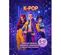 K-pop: Juego de tarjetas y coloreabas para niños de 6 a 12 años