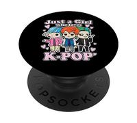 K-Pop Just A Girl Who Loves K-Pop Korean Pop Band PopSockets Adhesive PopGrip