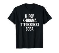 K-Pop K-Drama Tteokbokki Boba Bubble Tea Lover Merch T-Shirt