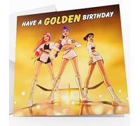 K-Pop Kpop Demon Hunters Inspired Birthday Card for Girls Daughter Niece Sister Friend - Hope Your Birthday is Golden, Have a Golden Birthday