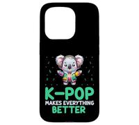 K-Pop Makes Everything Better Korean Music Lover Koala Bear Case for iPhone 15 Pro