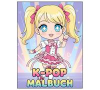 K-Pop Malbuch: Über 60 niedliche Chibi-Designs zum Ausmalen - Ein perfektes Geschenk für Kinder und Jugendliche