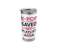 K-Pop Saved My Playlist Stainless Steel Insulated Tumbler