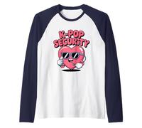 K-Pop Security Parent Edition Funny Mom Dad Concert Korean Raglan Baseball Tee