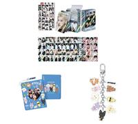 K-pop Set 60pcs Photocards Postcards, 64pcs Stickers, Album Binder Holder Book, Keyring Keychain (A-TEEZ)