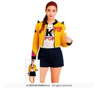 K-Pop Star Nova Ladies South Korea 90s Pop Fancy Dress Costume UK 8-16